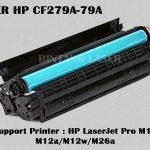 Refill Toner Printer HP 79A [CF279A] HP LaserJet Pro M12w