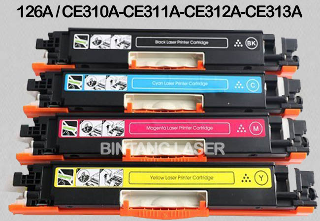 Refill Toner HP CE310A CE311A CE312A CE313A 126A Bintang Laser