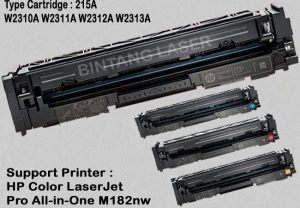 Jasa Refill Toner HP 215A (W2310A, W2311A, W2312A, W2313A) Murah & Bergaransi