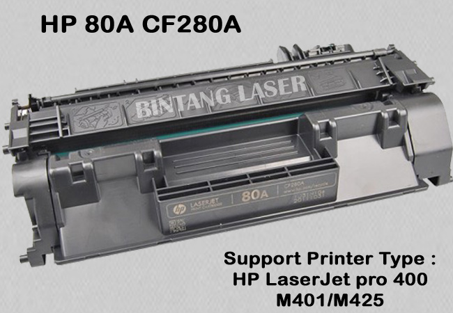 Refill Toner HP 80A CF280A Murah Bintang Laser