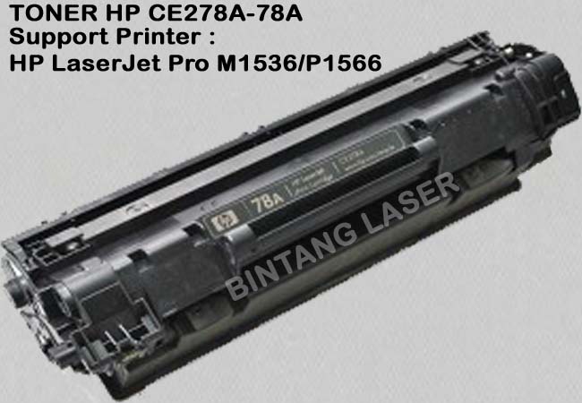 Refill Toner HP 78A CE278A HP LaserJet Pro M1536 P1566
