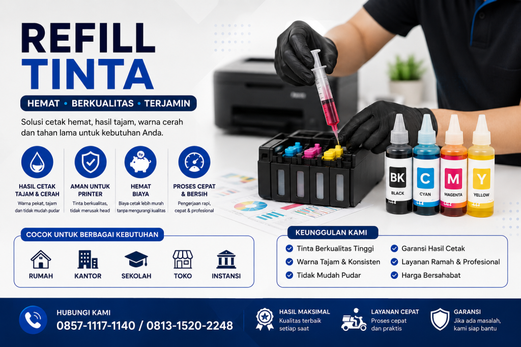 Refill Tinta Canon Murah Bergaransi Bintang Laser